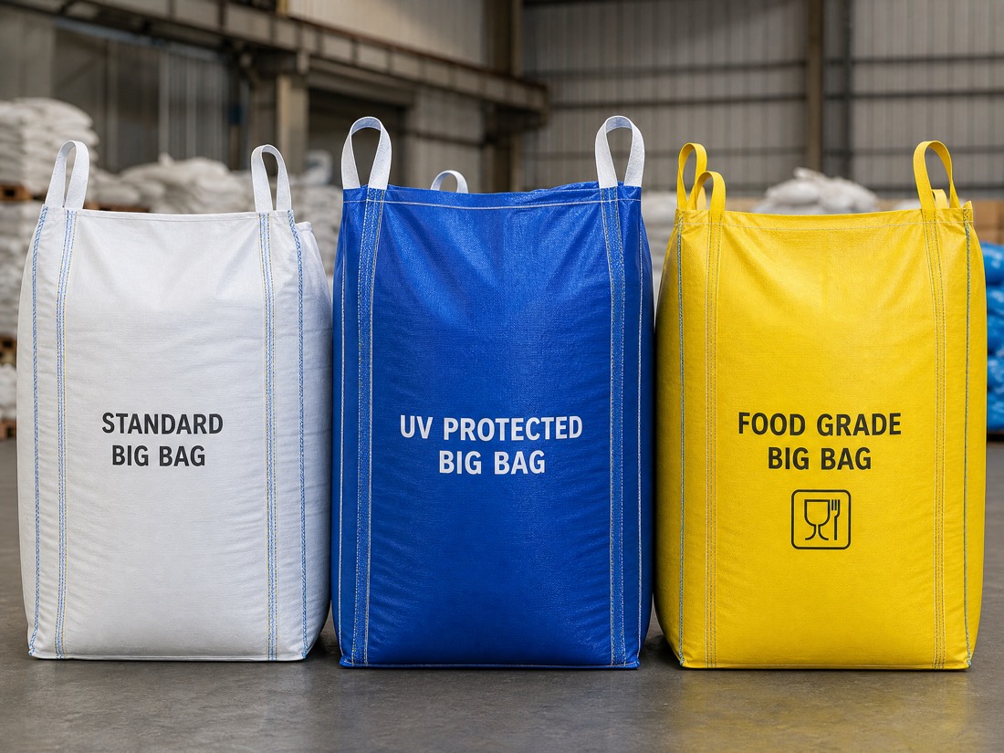 UV korumalı ve gıda sınıfı renkli big bag çeşitleri